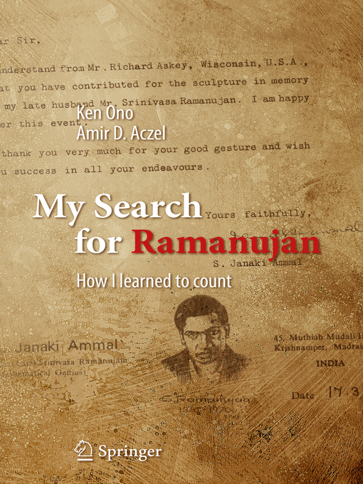 Title details for My Search for Ramanujan by Ken Ono - Available